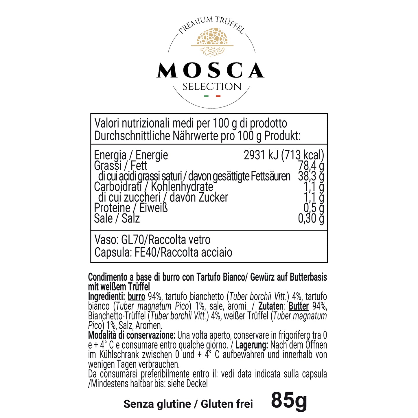 Trüffelbutter Mosca