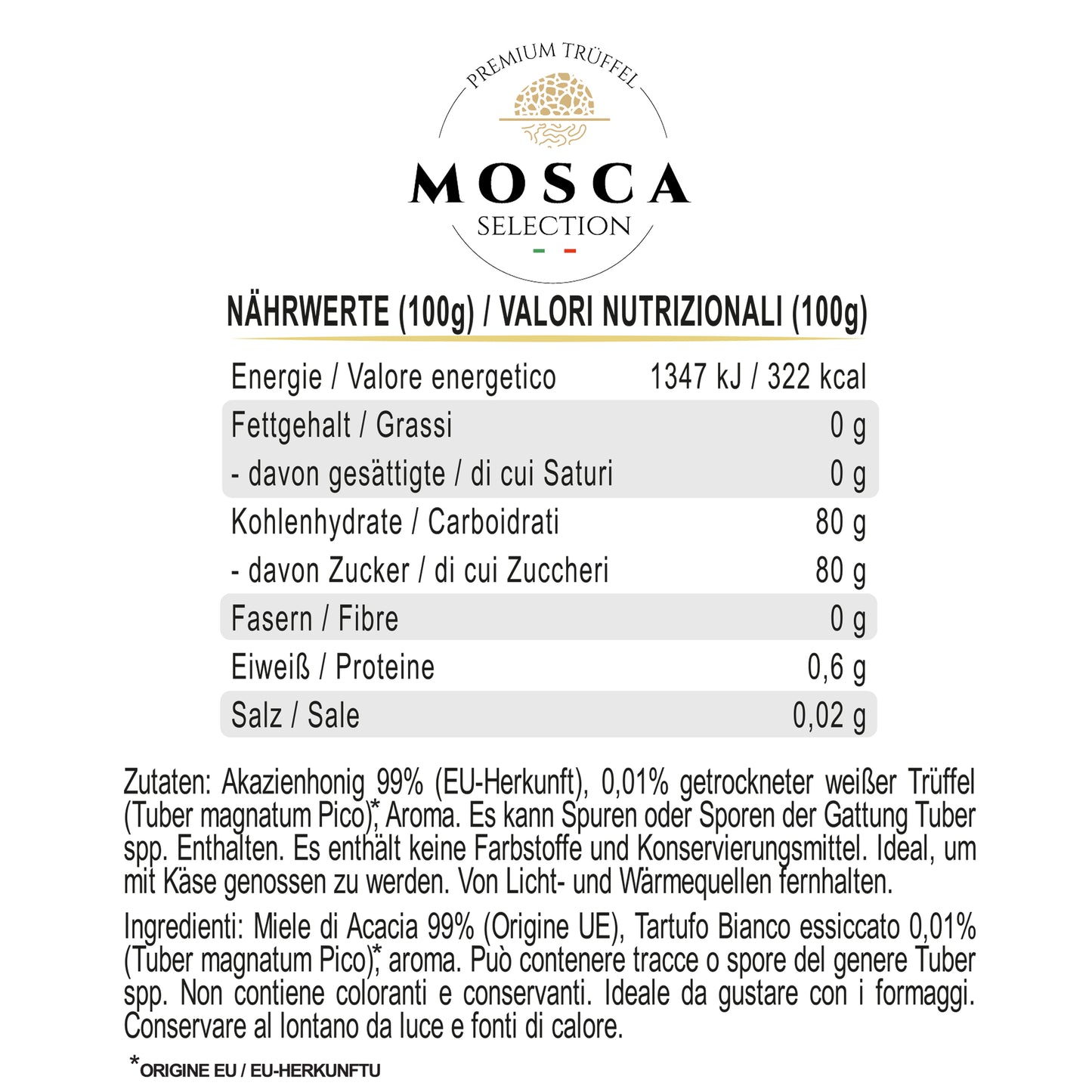 Trüffelhonig Mosca
