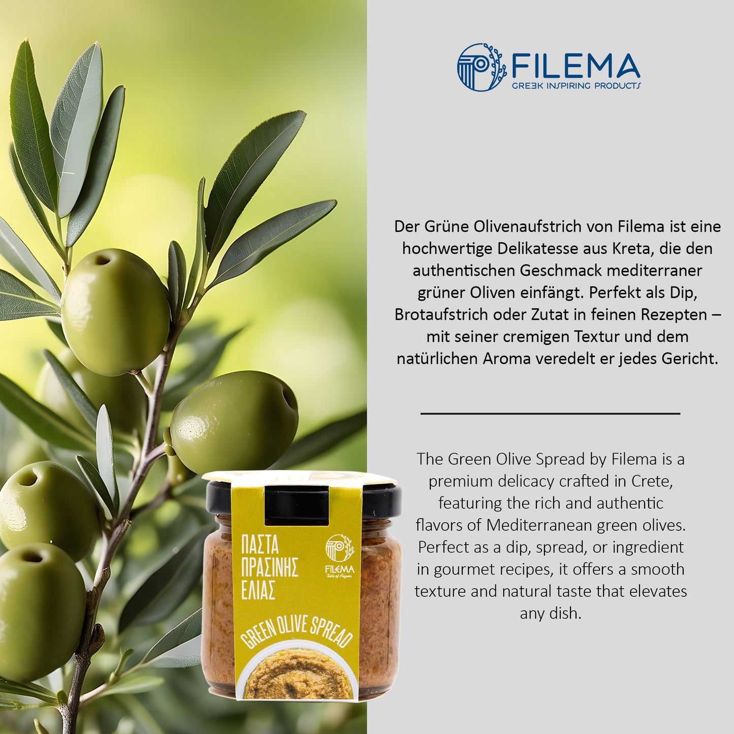 Grüne Olivenpaste – 100 g