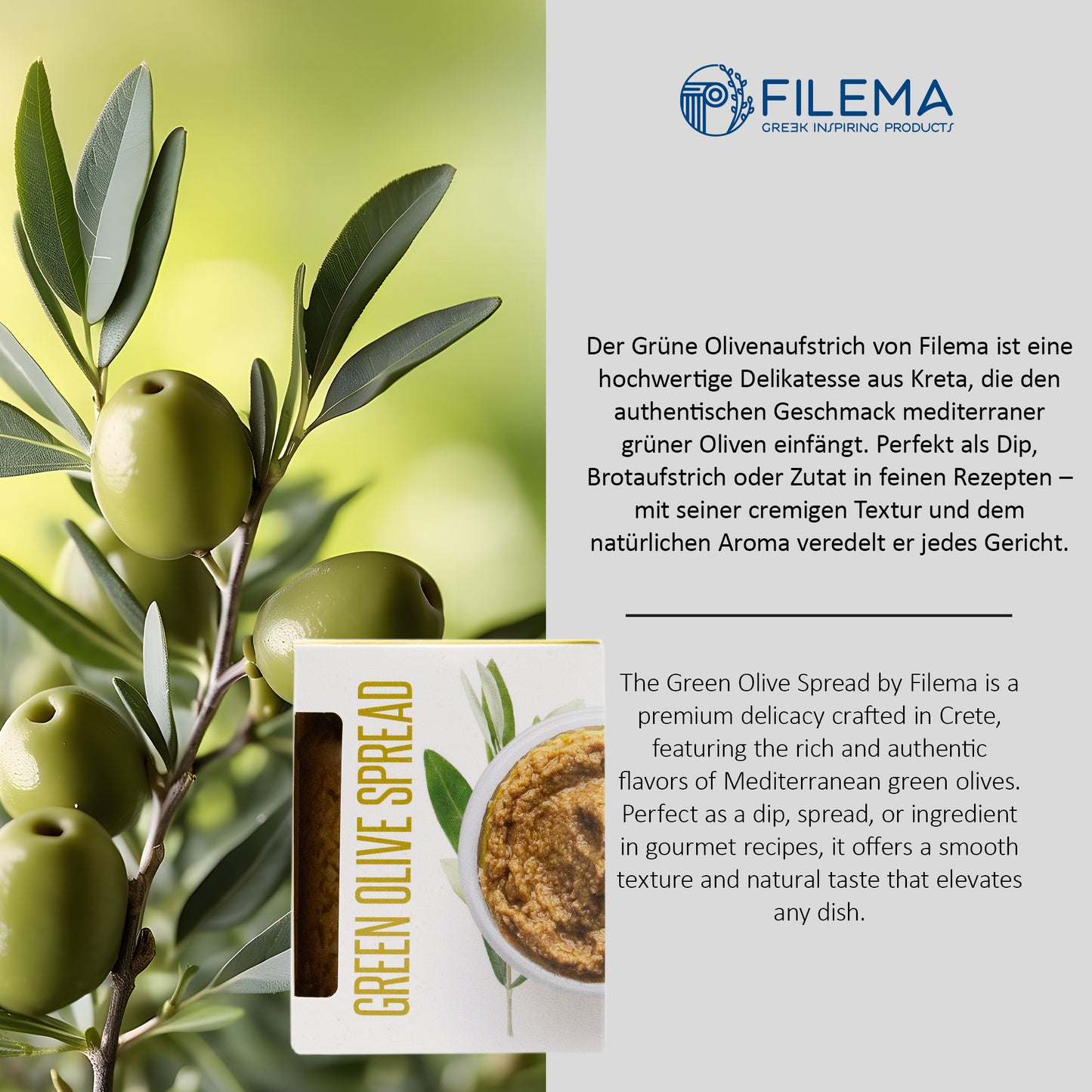 Grüne Olivenpaste – 200 g