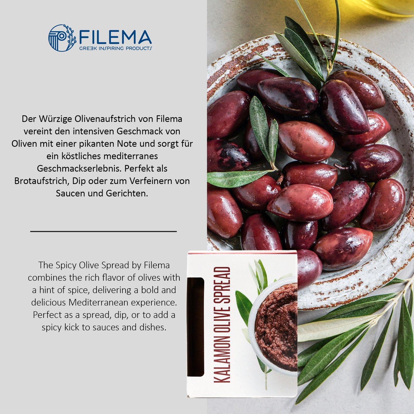 Kalamon Olivenaufstrich – 200 g