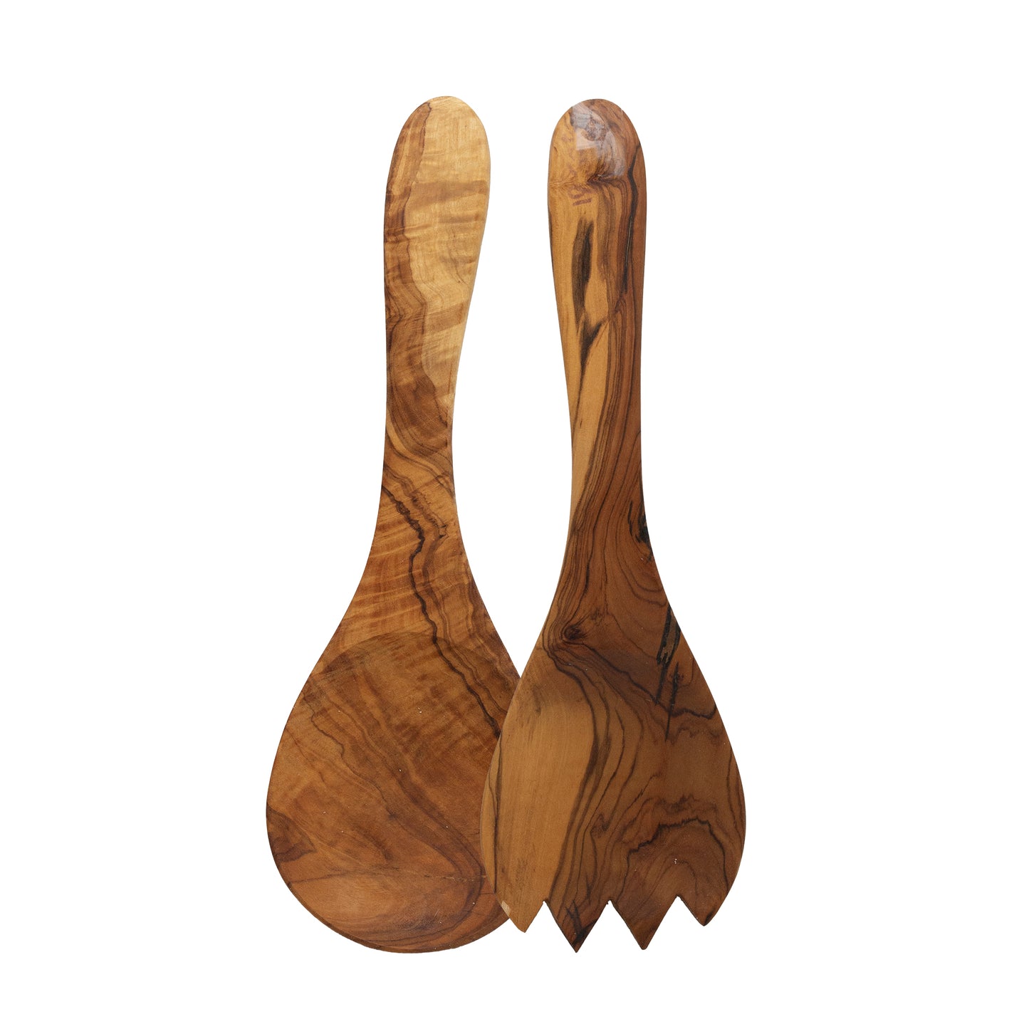Löffelset aus Olivenholz - 25cm