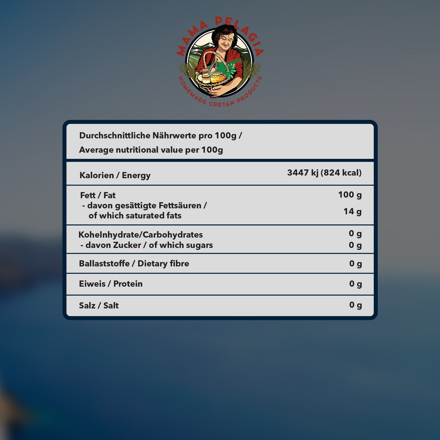 Extra natives Olivenöl aus Kreta – 100 % natürlich, kaltgepresst - 1L