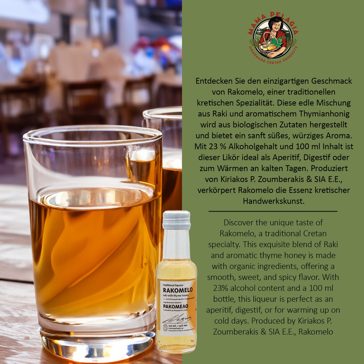 Rakomelo – 100 ml – 23 % Vol.