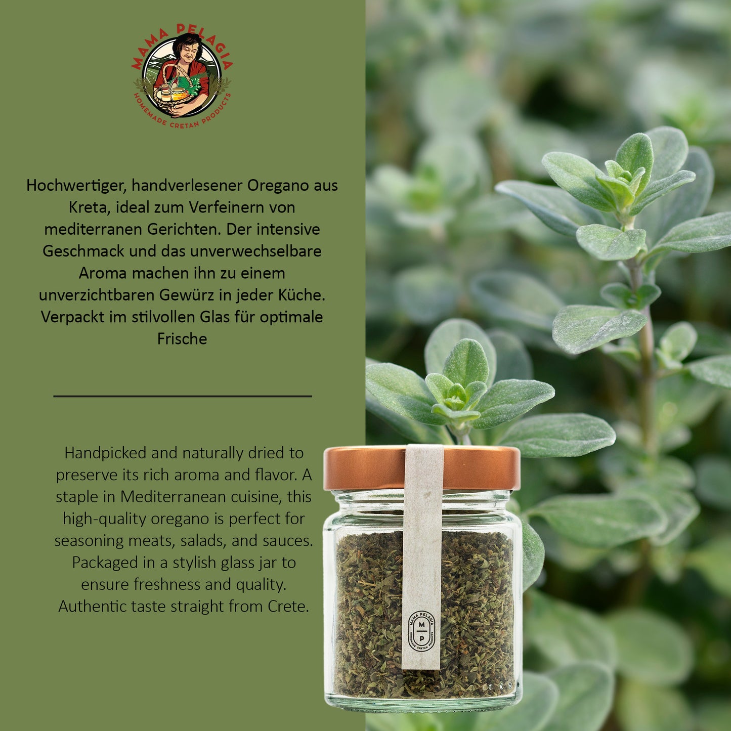Mama Pelagia Oregano - 50 g