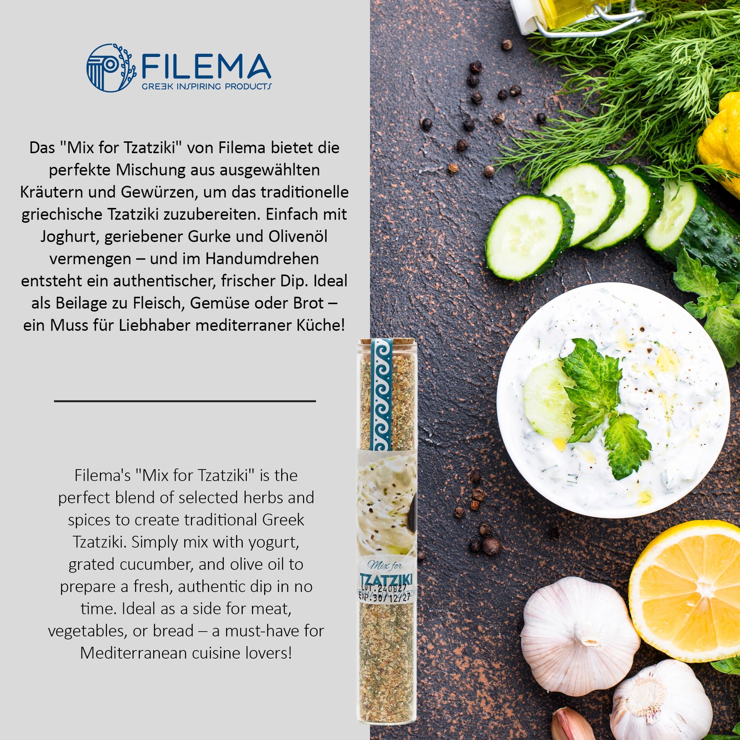 Tzatziki-Gewürzmischung - 35g