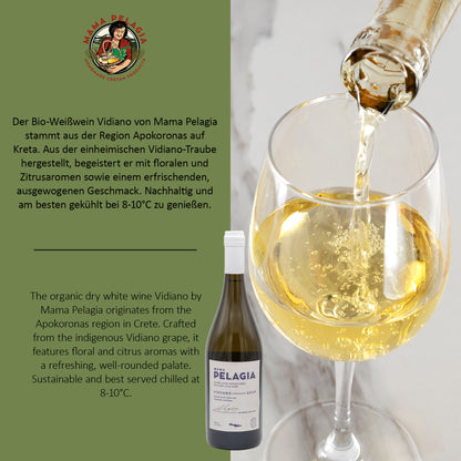 Bio-Weißwein – Vidiano 2019 – 750 ml